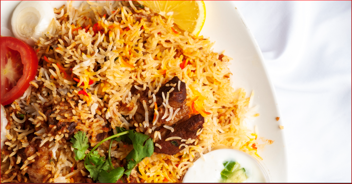 Lamb Biryani Canadian Pizza Plus